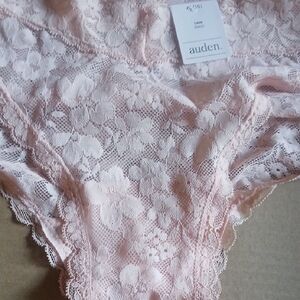 Auden Women's Soft Pink Floral Lace Panties